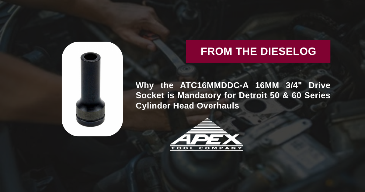 ATC16MMDDC-A Detroit Diesel 50 60 Series 12 Point 16MM 3/4 Drive Head Bolt Socket Main Layout